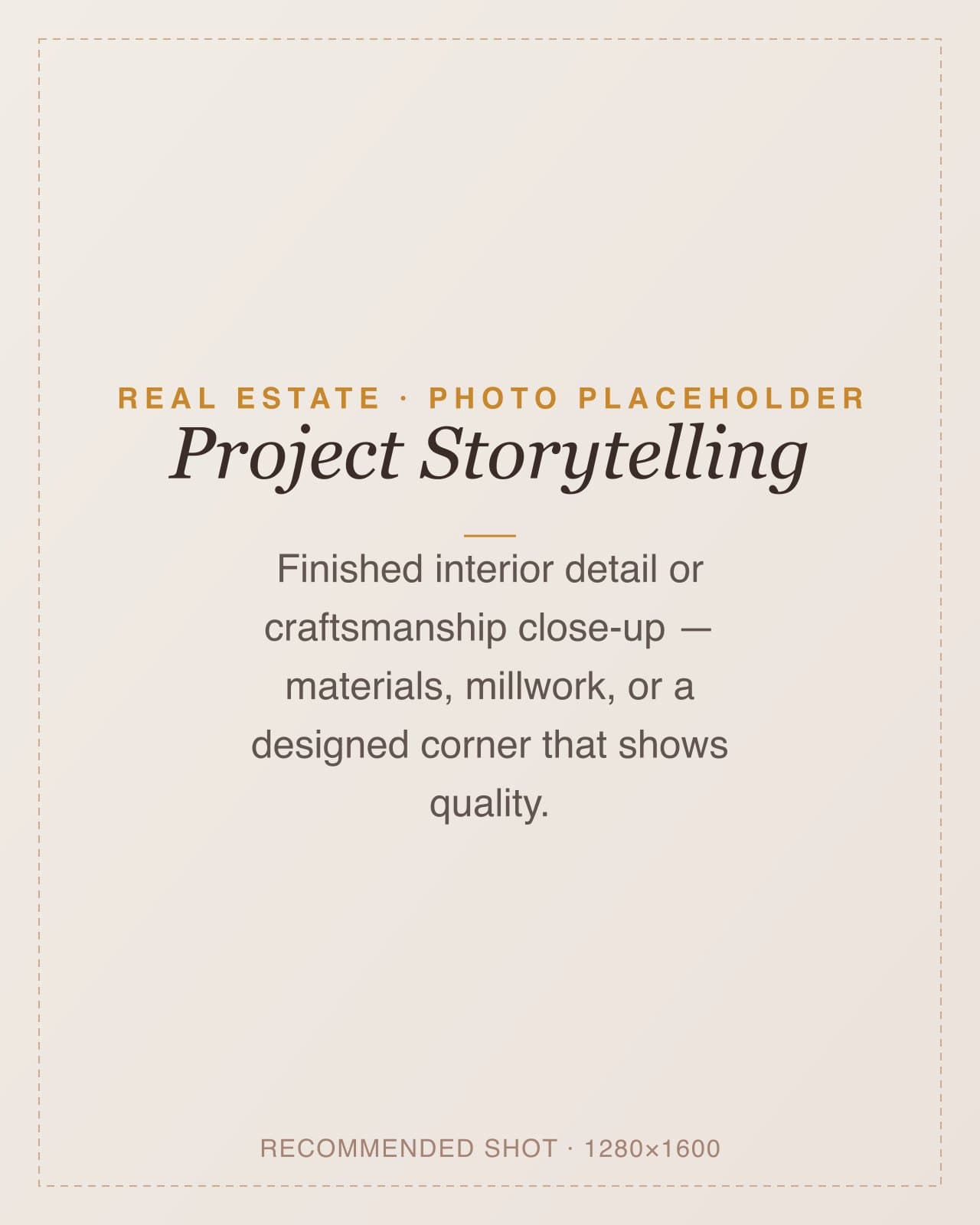 Project storytelling for real estate brands