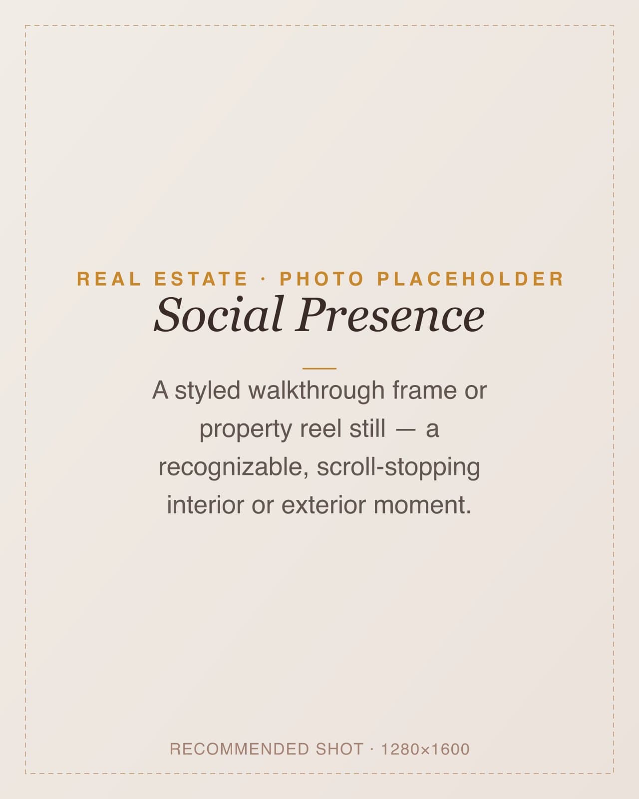Social presence for real estate credibility
