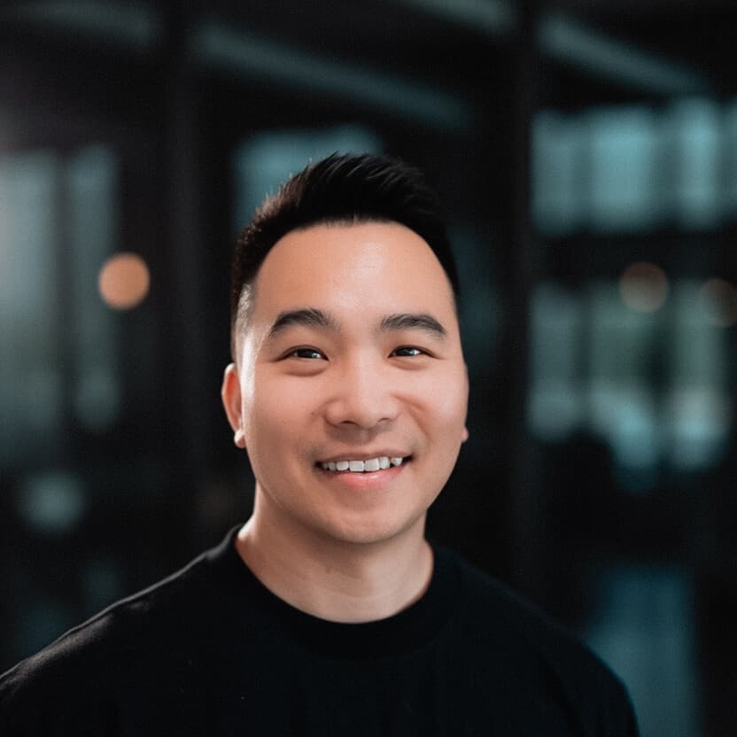 Portrait of Eric Pham, co-founder and digital and strategy director of Lumière Pixel
